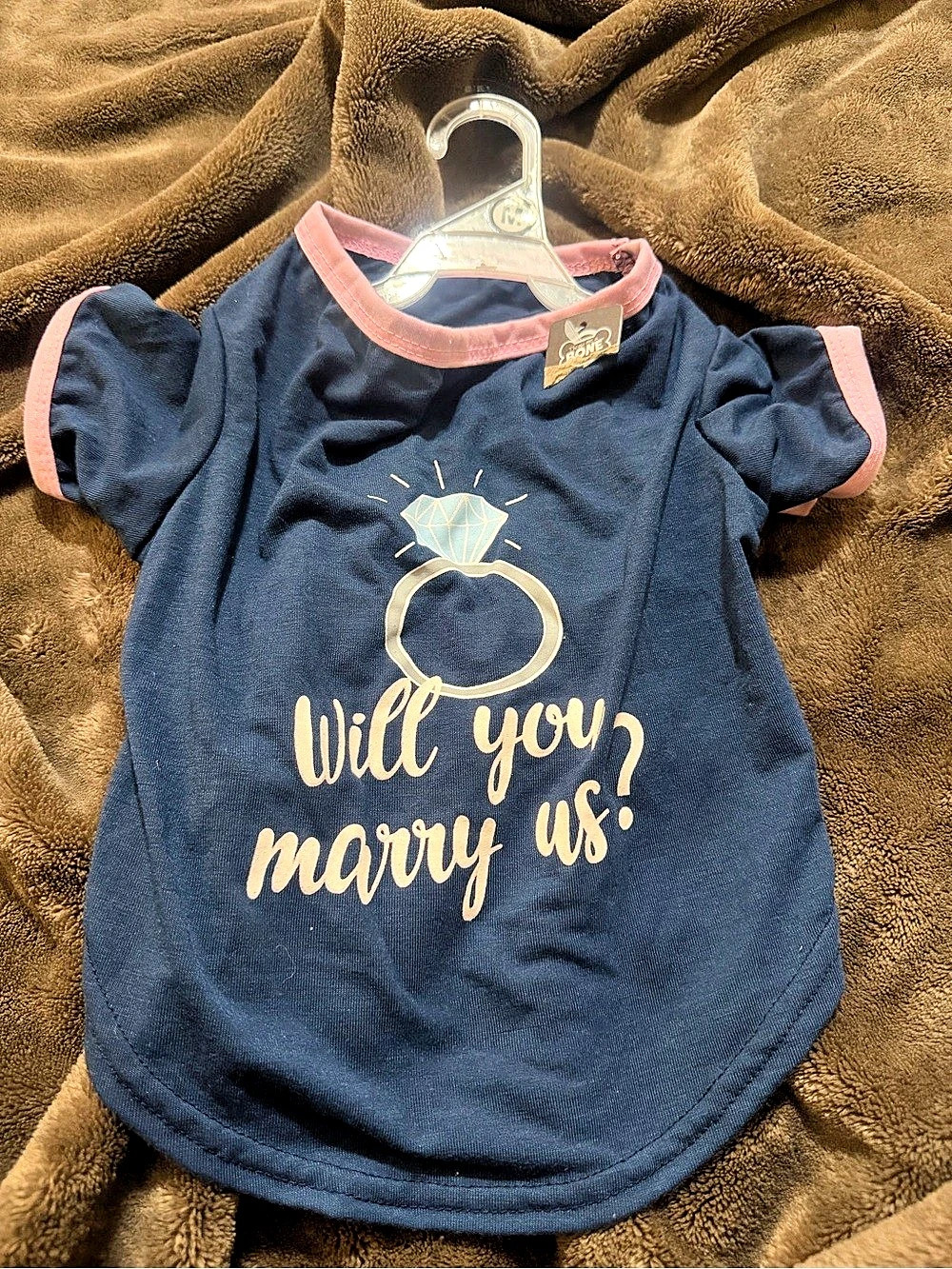 Bone Dog Wedding Graphic Shirt Medium